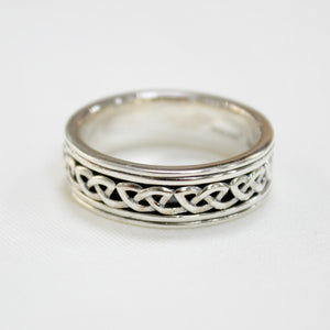 Sterling silver celtic knot ring large sizes