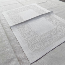 Load image into Gallery viewer, Irish linen tableware, Celtic weave placemat