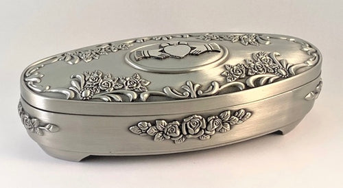 Claddagh and Rose Jewellery Box