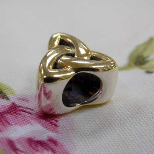 Gold-Plated Trinity Knot Charm