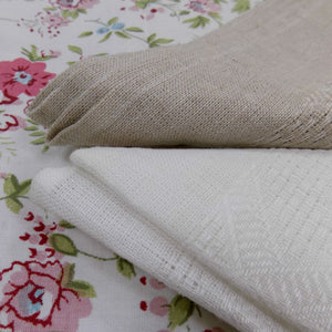 Etamine loose weave Irish linen napkins