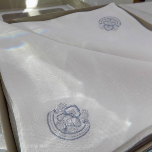 Irish Linen Napkins- Claddagh