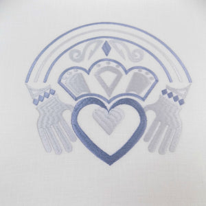 Claddagh design Irish linen runner