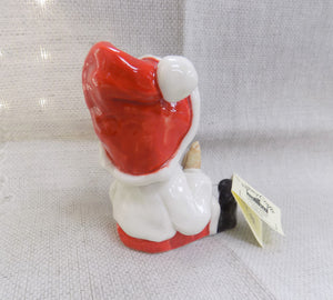 Handmade Santa Claus Figure with Pint