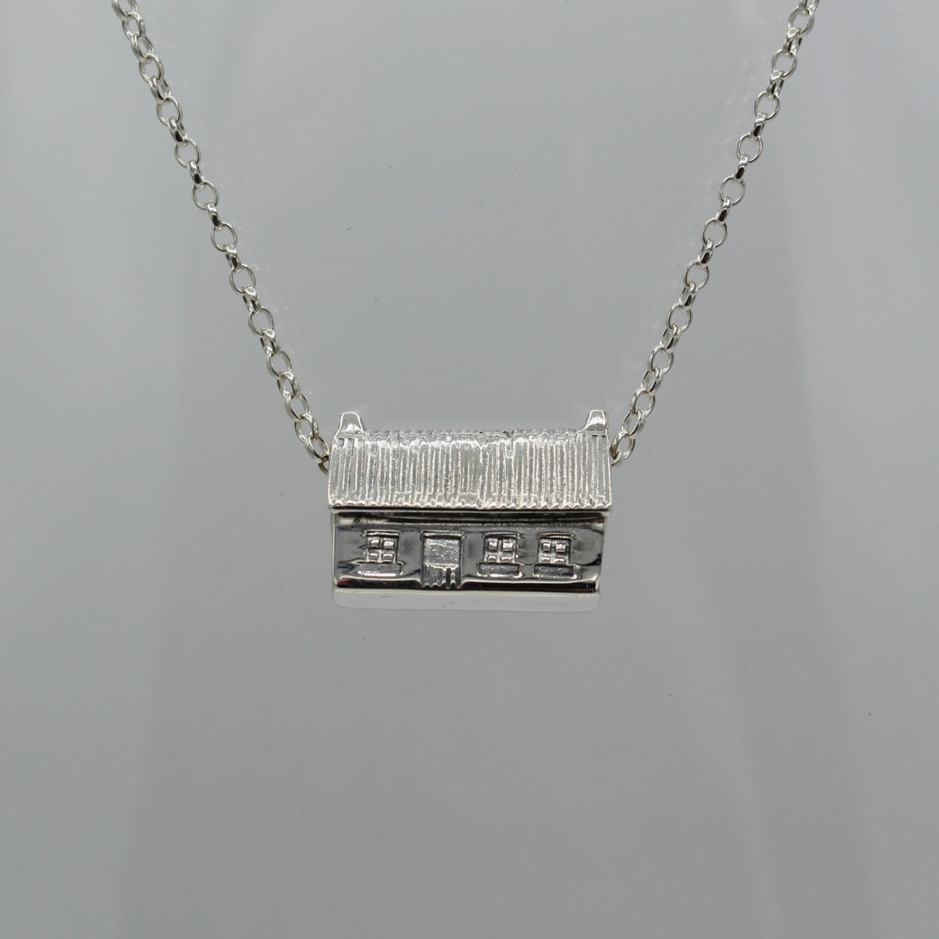 Sterling Silver Irish Cottage Necklace