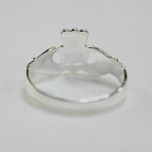 Load image into Gallery viewer, Sterling Silver Claddagh Ring- Larger Size or Mens