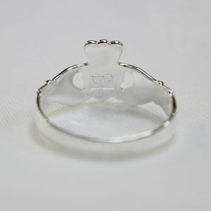 Sterling Silver Claddagh Ring- Larger Size or Mens