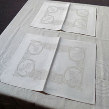 Load image into Gallery viewer, Damask Natural Irish Linen Placemat - &quot;Celtic&quot;