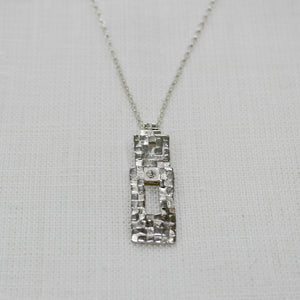Abbey Wall necklace by Annie Quinn sterling silver made in Ireland