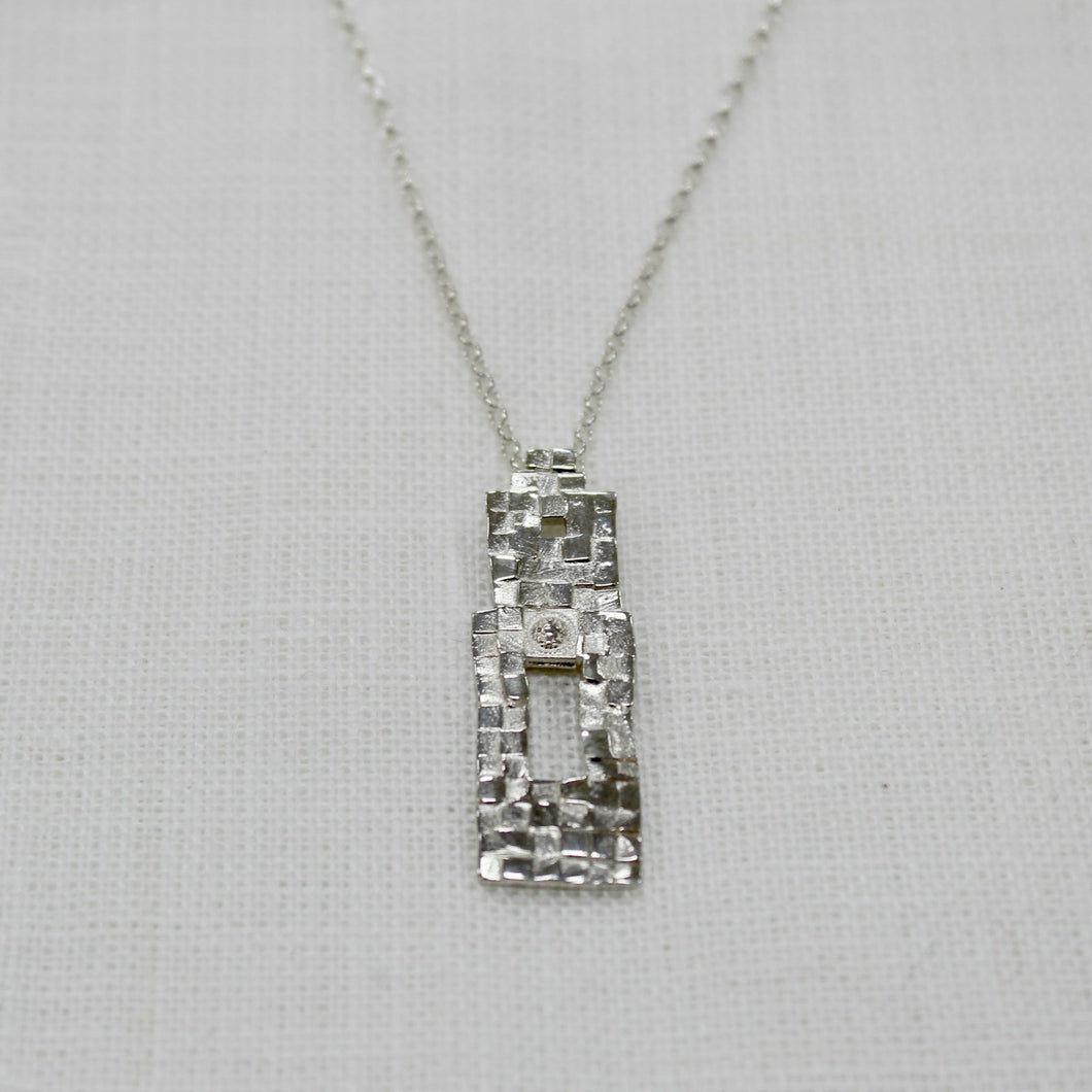 Abbey Wall necklace by Annie Quinn sterling silver made in Ireland
