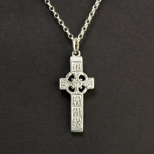 Load image into Gallery viewer, Sterling silver cross of Muirdeach necklace back