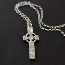 Load image into Gallery viewer, Irish celtic cross of Muirdeach necklace