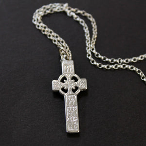 Irish celtic cross of Muirdeach necklace
