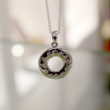 Load image into Gallery viewer, History of Ireland Circle/ &quot;doughnut&quot; Necklace