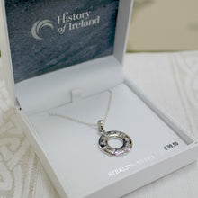 Load image into Gallery viewer, History of Ireland Circle/ &quot;doughnut&quot; Necklace