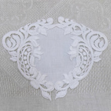 Load image into Gallery viewer, &quot;Hearts and Flowers&quot; Lace Doily.