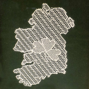 Limerick lace map of Ireland