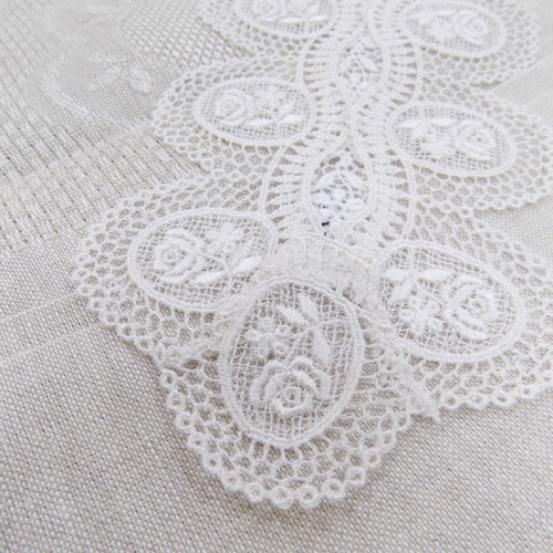 Rose Patterned Lace Doily