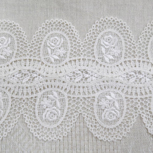 Rose Patterned Lace Doily
