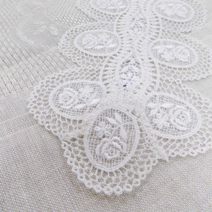 Rose Patterned Lace Doily