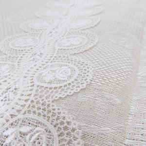 Rose Patterned Lace Doily