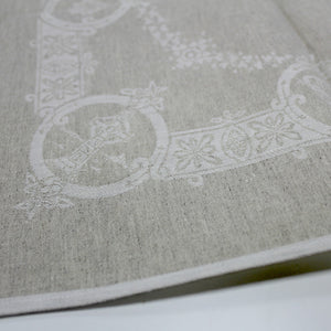 Damask Irish Linen Napkin - "Celtic", Natural.