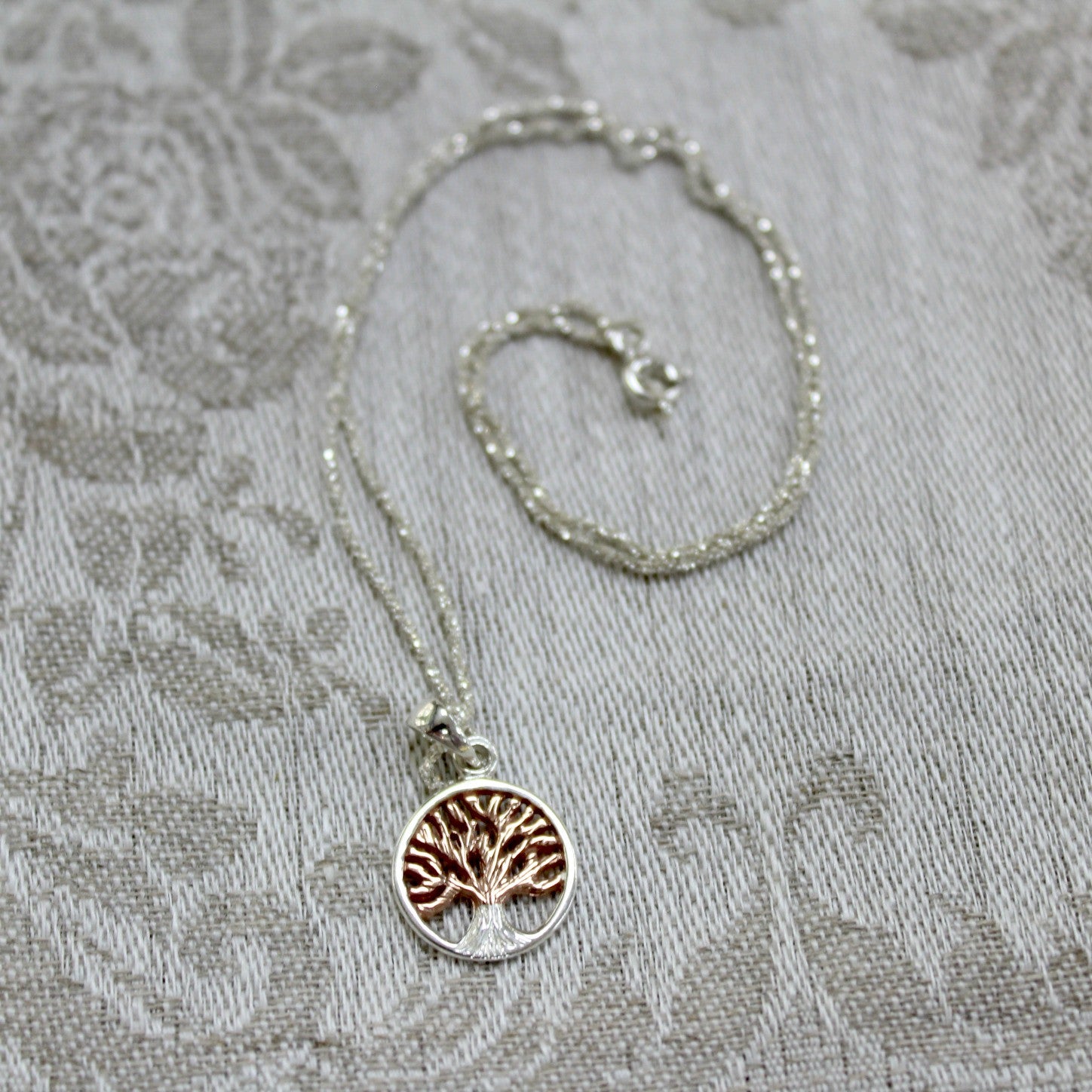 Oak shop tree pendant
