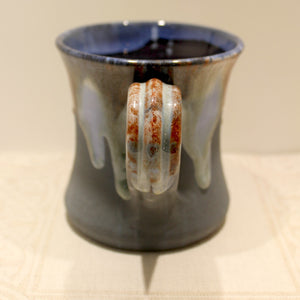 handle of Rossa Pottery handmade Irish mug
