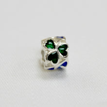 Load image into Gallery viewer, Sterling Silver Shamrock and Trinity Knot Charm