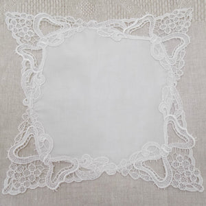 Lace Handkerchief, Flowers and bows