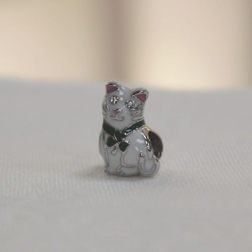 Irish Cat Bead Charm